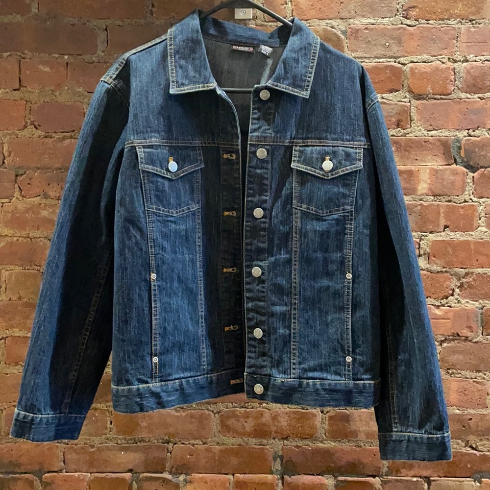 Chico’s Dark Blue Jean Jacket